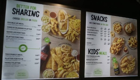 Fishaways Menu